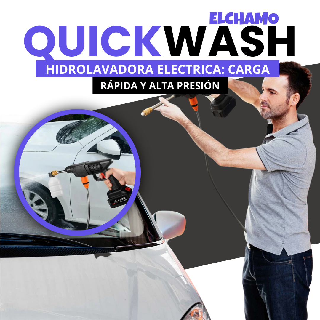 QUICKWASH™ - HIDROLAVADORA ELÉCTRICA PROFESIONAL